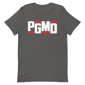 PGMD Unisex T-Shirt (Red/White)