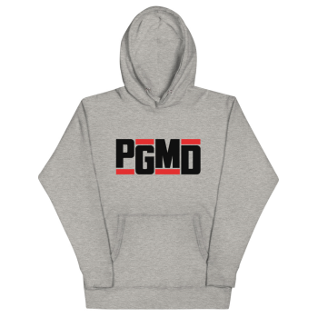 PGMD Unisex Premium Hoodie (black/red)