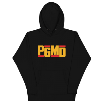 PGMD Unisex Premium Hoodie (red/yellow)
